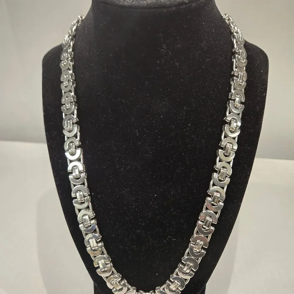 Silver Chain Necklace 21